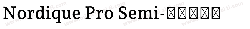 Nordique Pro Semi字体转换